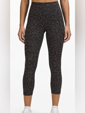 Lululemon Align Animal Print Cropped Leggings